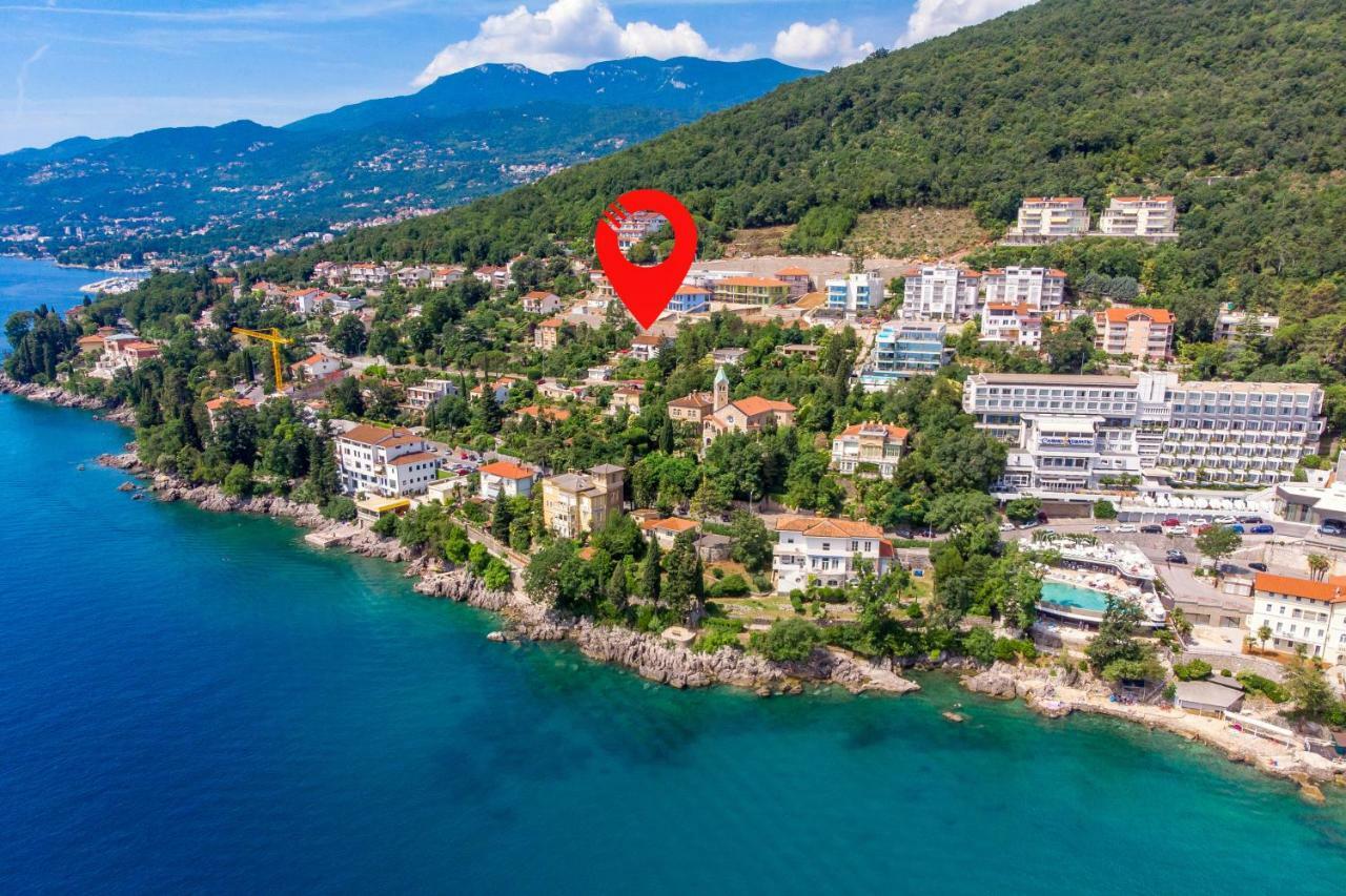 Apartmani Hrvatin 오파티아 외부 사진